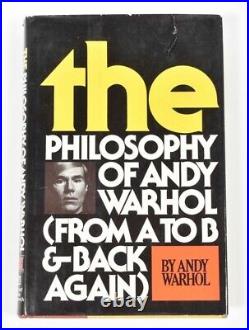Andy Warhol Signed First Edition'The Philosphy of Andy Warhol