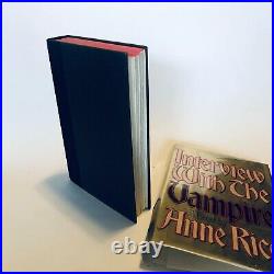 Anne Rice Interview with the Vampire. 1st Edition. Signed 2x Presentation Copy
