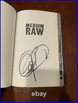 Anthony Bourdain Medium Raw 1st Edition Signed