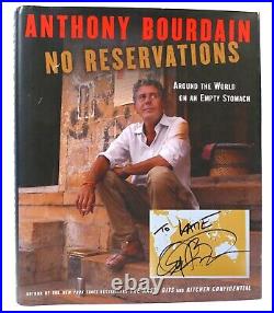 Anthony Bourdain NO RESERVATIONS SIGNED 1st Edition 1st Printing