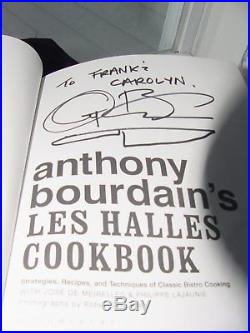 Anthony Bourdain's les Halles Cookbook Signed First Edition 2004
