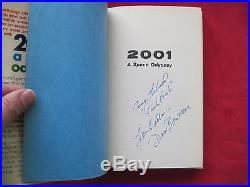 Arthur C. Clarke 2001 A Space Odyssey First Edition Signed By The Film Cast