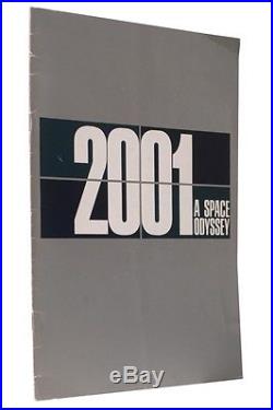 Arthur C. Clarke 2001 A Space Odyssey Souvenir Brochure Signed First Edition