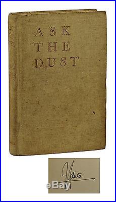 Ask the Dust SIGNED by JOHN FANTE First Edition 1st 1939 Charles Bukowski