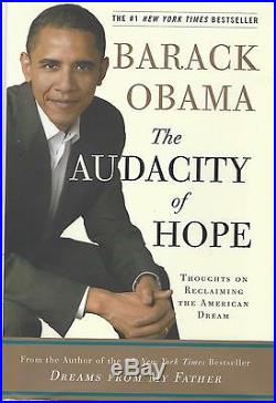 Audacity of Hope, Barack Obama, First Edition, Signed