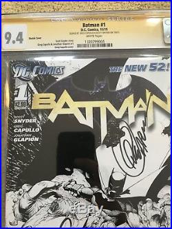 BATMAN 1 (NEW 52) 1st Print 1200 Sketch VARIANT Signed Snyder Capullo CGC 9.4
