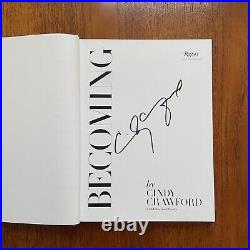 BECOMING BY CINDY CRAWFORD FIRST 1ST EDITION HARDBACK (SIGNED) Rizzoli book