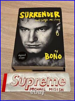 BONO -Surrender-Signed 1st Edition Book U2 40 Songs One Story Autographed