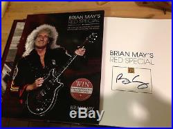 BRIAN MAY QUEEN SIGNED BOOK AUTOGRAPH COA FIRST EDITION MAY'S RED SPECIAL