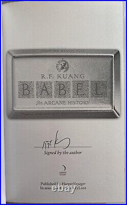 Babel R. F. Kuang Fairyloot SIGNED Exclusive 1st/1st Sprayed Edges