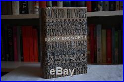 Barry Unsworth,'Sacred Hunger', SIGNED UK first edition 1st/1st Booker