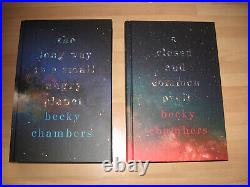 Becky Chambers Signed Wayfarers 1st Illumicrate sprayed edges Small Angry Planet