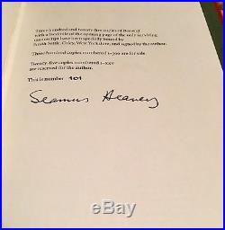 Beowulf Seamus Heaney limited edition signed first edition Faber