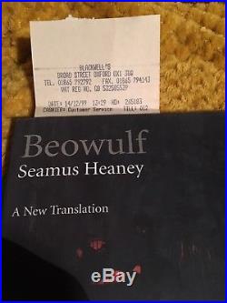 Beowulf by Seamus Heaney Signed First Edition