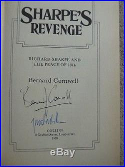 Bernard Cornwell Sharpe's Revenge First edition Signed Unique copy