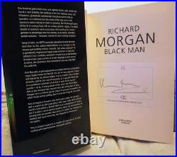 Black Man SIGNED Richard Morgan World First (1st) Edition Hardcover