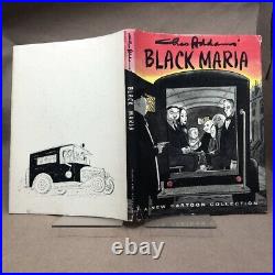 Black Maria by Chas/Charles Addams (Signed Note, First Edition, Hardcover 1960)