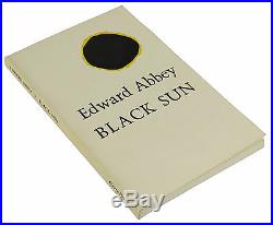 Black Sun by EDWARD ABBEY SIGNED First Paperback Edition 1981 1st Autograph