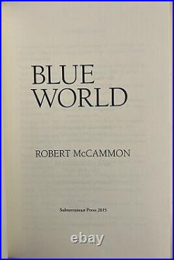 Blue World Robert McCammon Subterranean Press SIGNED & NUMBERED 555/1000