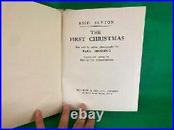 Blyton, Enid SIGNED The First Christmas 1945 1st extremely scarce Dust Jacket