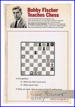 Bobby Fischer Teaches Chess SIGNED FIRST EDITION