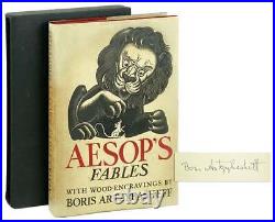 Boris Artzybasheff / Aesop's Fables / Signed First Edition, 1933 / Restored DJ