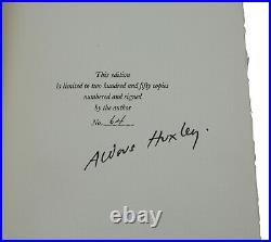 Brave New World ALDOUS HUXLEY Signed Limited First US Edition 1932 1st FINE