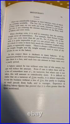 Breadcraft BY J. R. Irons Signed First Edition 1935 Sourdough Bread Book