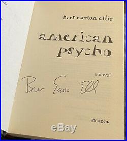 Bret Easton Ellis / American Psycho Signed 1st Edition 1998 British Slipcased