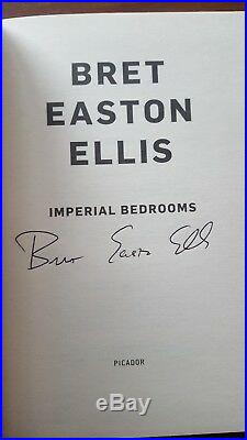 Bret Easton Ellis Signed First Edition Hardbacks