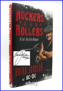 Brian Johnson ROCKERS AND ROLLERS A Full-Throttle Memoir SIGNED 1st 1st Edition