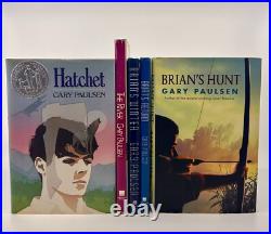Brian's Saga Signed First Edition Set Gary Paulsen Hatchet Signed First HCDJ