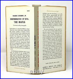 Brotherhood of Evil, Frederic Sondern. First Edition, Signed by Harry Anslinger
