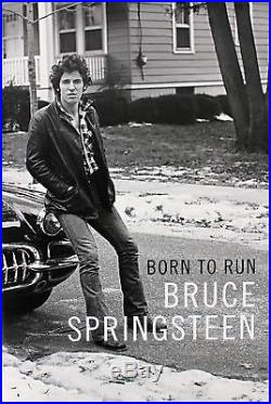 Bruce Springsteen Signed Born To Run First Edition Book Autographed BAS