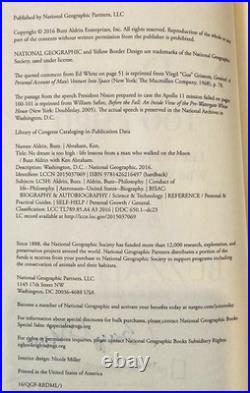 Buzz Aldrin Signed First Edition No Dream Is Too High 2016 NASA Apollo 11 Book
