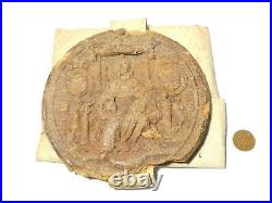 C1604 Original JAMES I His Wax GREAT SEAL on Letters Patent Vellum Document #1