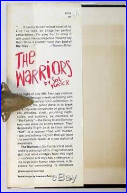 CAN YOU DIG IT! SIGNED FIRST EDITION 1965 THE WARRIORS SOL YURICK HC withDJ