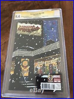 CGC SS 9.4 Amazing Spiderman 700 Signed Stan Lee 50th Anniversary Variant death