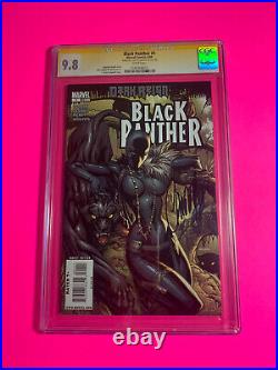 CGC SS Signed 9.8 BLACK PANTHER 1 1st SHURI Variant J. Scott Campbell 2009 Cover