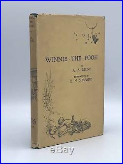 COLLECTIBLE BOOK! Winnie the Pooh First Edition 1926 SIGNED by A. A. MILNE