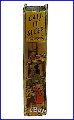 Call it Sleep SIGNED by HENRY ROTH First Edition 2nd Printing 1935 1st