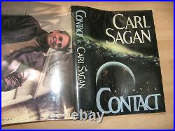 Carl Sagan Contact Signed US 1st/1st 1985 Jodie Foster Matthew McConaughey film
