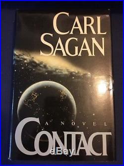 Carl Sagan Signed Contact 1985 True First Edition In Perfect Condition