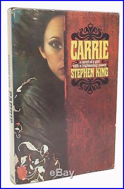 Carrie Signed Stephen King First Edition 1st Printing Author's 1st Book 1974