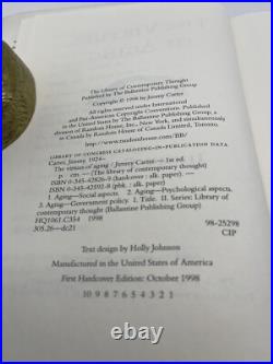 Carter, Jimmy THE VIRTUES OF AGING First Edition Signed