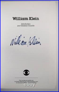Caujolle, William Klein 1985 SIGNED FIRST EDITION