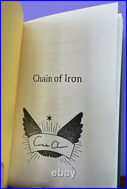 Chain of Iron Cassandra Clare Waterstones First Edition Stamp Signed Free Ship