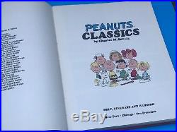 Charles Schulz Peanuts Classics SIGNED First Edition 1st autograph comics Snoopy