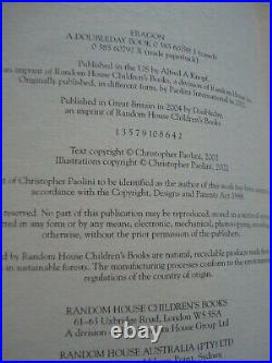 Christopher Paolini Inheritance Hardback Complete Set Signed 1st Edition Fantasy