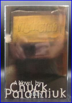 Chuck Palahniuk FIGHT CLUB First edition, Later printing SIGNED Filmed Novel
